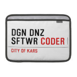 DGN DNZ SFTWR  MacBook Air Sleeves (landscape)