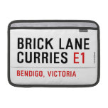 brick lane  curries  MacBook Air Sleeves (landscape)
