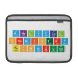 Analytical
 Chemistry
 Techniques  MacBook Air Sleeves (landscape)