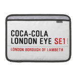COCA-COLA LONDON EYE  MacBook Air Sleeves (landscape)