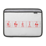 GRACIAS  MacBook Air Sleeves (landscape)