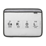 Carol  MacBook Air Sleeves (landscape)