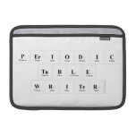 Periodic
 Table
 Writer  MacBook Air Sleeves (landscape)