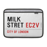 Milk  Stret  MacBook Air Sleeves (landscape)