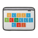 happy
 Birthday
 Mari  MacBook Air Sleeves (landscape)