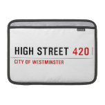 High Street  MacBook Air Sleeves (landscape)