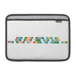 Never gonna give you up
 Never gonna let you down
 Never gonna run around and desert you  MacBook Air Sleeves (landscape)