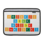 Periodic
 Table
 Writer
 Chemistry  MacBook Air Sleeves (landscape)