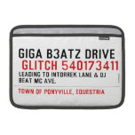 Giga B3atz Drive   MacBook Air Sleeves (landscape)