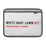 white hart lawn  MacBook Air Sleeves (landscape)