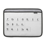 Periodic
 Table
 Writer  MacBook Air Sleeves (landscape)