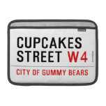 cupcakes Street  MacBook Air Sleeves (landscape)