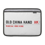OLD CHINA HAND   MacBook Air Sleeves (landscape)