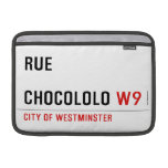 Rue  chocololo  MacBook Air Sleeves (landscape)