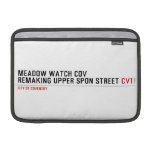 MEADOW WATCH COV remaking Upper Spon Street  MacBook Air Sleeves (landscape)