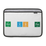 am vs pm  MacBook Air Sleeves (landscape)