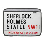 sherlock holmes statue  MacBook Air Sleeves (landscape)