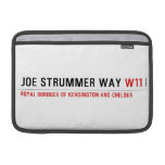 Joe Strummer Way  MacBook Air Sleeves (landscape)