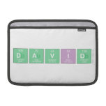 David  MacBook Air Sleeves (landscape)