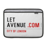 LET  AVENUE  MacBook Air Sleeves (landscape)