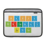 Happy
 Birthday 
 Aswin  MacBook Air Sleeves (landscape)