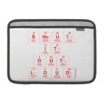 Shout
 It
 Out
 Loud  MacBook Air Sleeves (landscape)