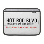Hot Rod Blvd  MacBook Air Sleeves (landscape)