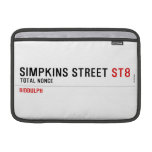 Simpkins Street  MacBook Air Sleeves (landscape)