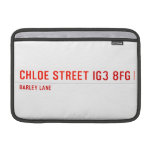 chloe Street  MacBook Air Sleeves (landscape)