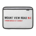 MOUNT VIEW ROAD  MacBook Air Sleeves (landscape)