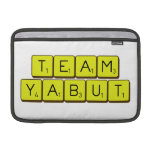 Team
 Yabut  MacBook Air Sleeves (landscape)