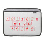 Periodic
 Table
 Writer  MacBook Air Sleeves (landscape)
