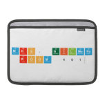 Mrs. Gilmore
 Room 401  MacBook Air Sleeves (landscape)