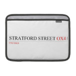Stratford Street  MacBook Air Sleeves (landscape)
