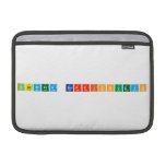 INGENIERA BARRIONUEVO  MacBook Air Sleeves (landscape)