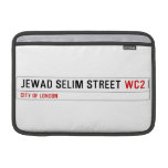 Jewad Selim Street  MacBook Air Sleeves (landscape)