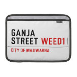 Ganja Street  MacBook Air Sleeves (landscape)