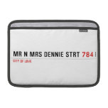 Mr n Mrs Dennie strt  MacBook Air Sleeves (landscape)