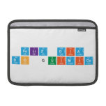 Feliz dia 
 do Quimico  MacBook Air Sleeves (landscape)