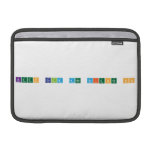 Keep Calm and Science On  MacBook Air Sleeves (landscape)