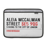 Aleia Mccalman Street  MacBook Air Sleeves (landscape)