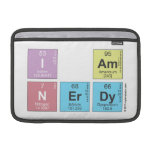I AM
 N|erdy  MacBook Air Sleeves (landscape)