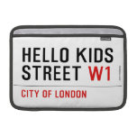 Hello kids  Street  MacBook Air Sleeves (landscape)