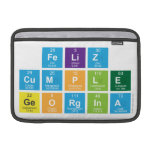 Feliz 
 cumple
 Georgina  MacBook Air Sleeves (landscape)
