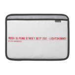 Rosh Is Peng Street  MacBook Air Sleeves (landscape)