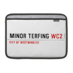 Minor Terfing  MacBook Air Sleeves (landscape)
