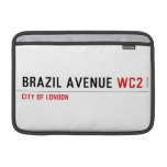 Brazil Avenue  MacBook Air Sleeves (landscape)