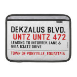 DekZalus Blvd.   MacBook Air Sleeves (landscape)