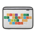 Check out
 The periodic
 TABLE on
 Safari!  MacBook Air Sleeves (landscape)