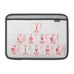 I
 LOVE 
 DIVINE  MacBook Air Sleeves (landscape)